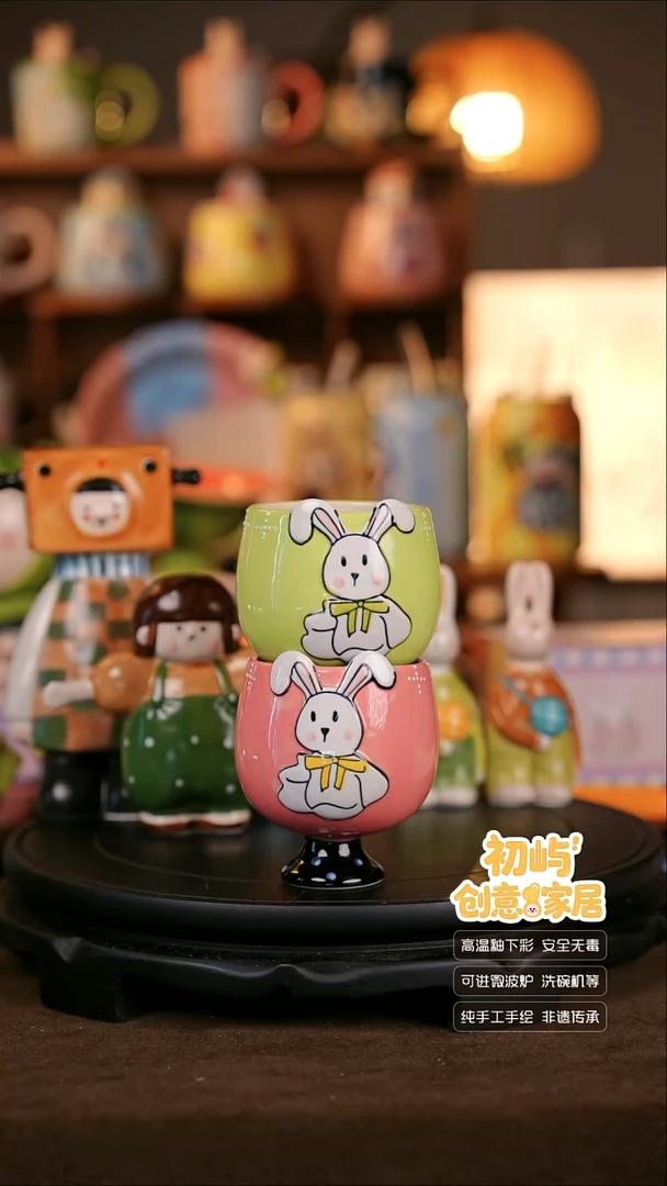 陶瓷手工手绘陶瓷直播间