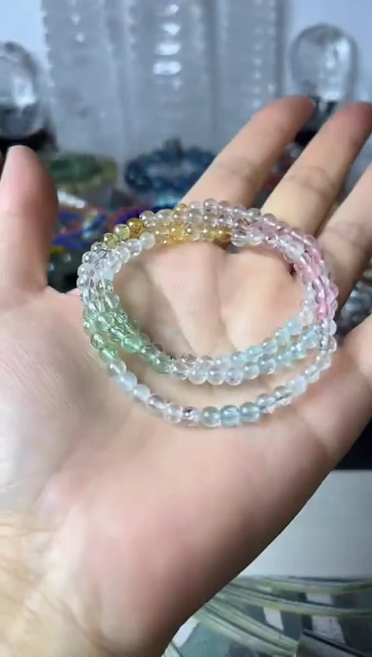 【闪购商品】托帕石手链未镶嵌矿坑