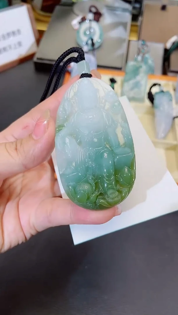 颈饰未镶嵌翡翠缅甸天然翡翠