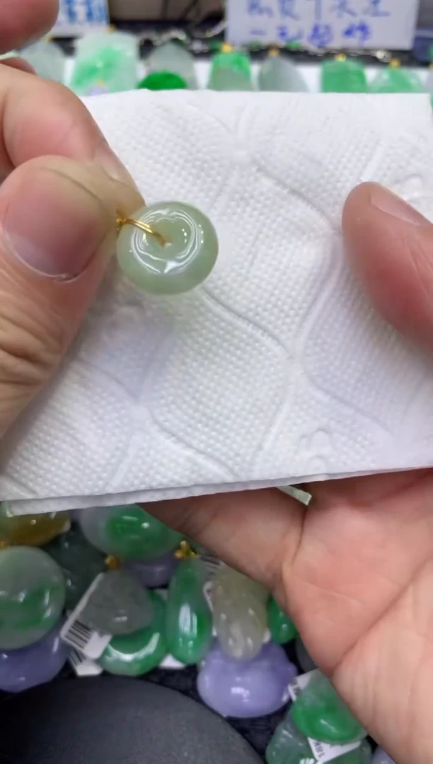 颈饰未镶嵌翡翠天然缅甸A货翡翠