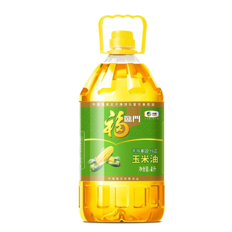 福临门非转基因纯正玉米油4L/瓶