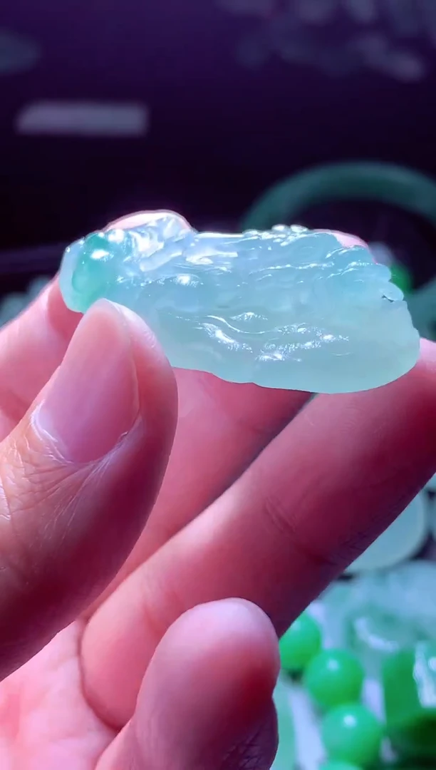 未镶嵌定制翡翠江**#翡翠毛货定制