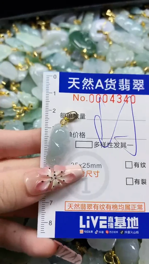 颈饰未镶嵌翡翠天然A货翡翠