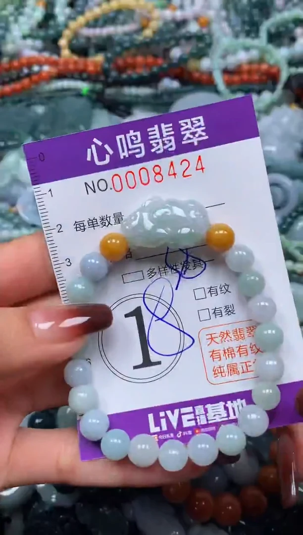 颈饰未镶嵌翡翠闪购008424