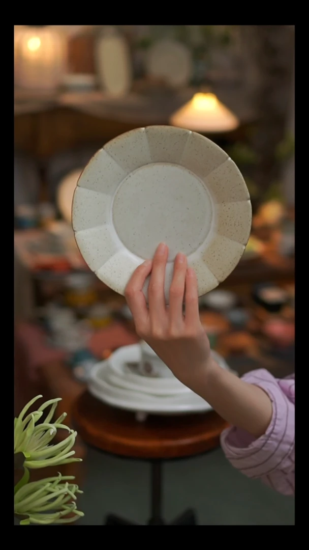 听溪陶瓷工作室  盘1 个