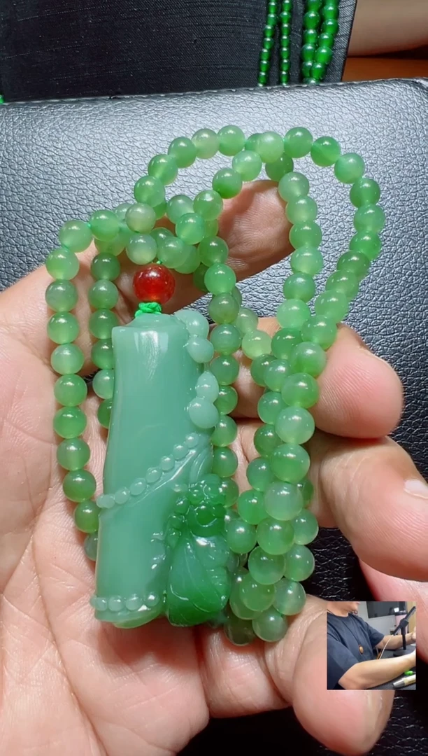 和田玉未镶嵌颈饰项链