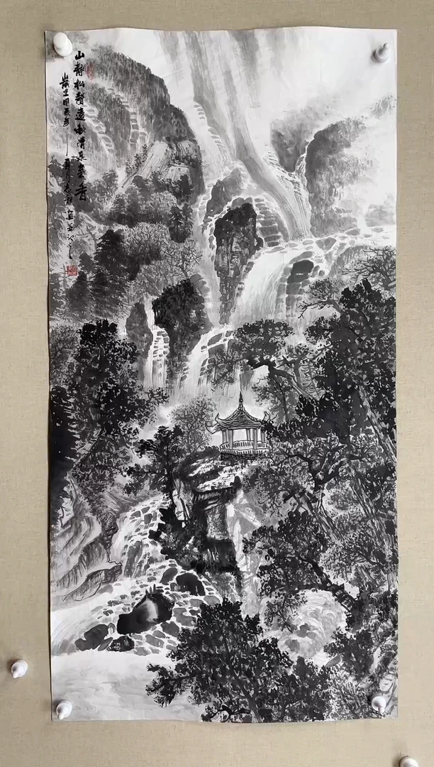 国画138*68 杨志龙杨志龙杨志龙