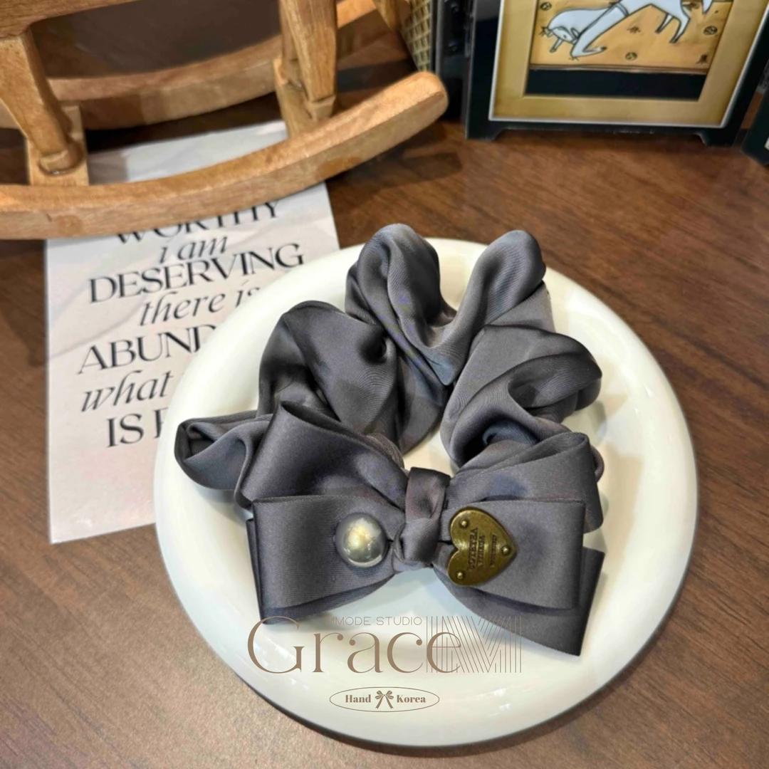 「阿尔勒后花园」-韩国24冬季新款发绳发圈肠圈丸子头