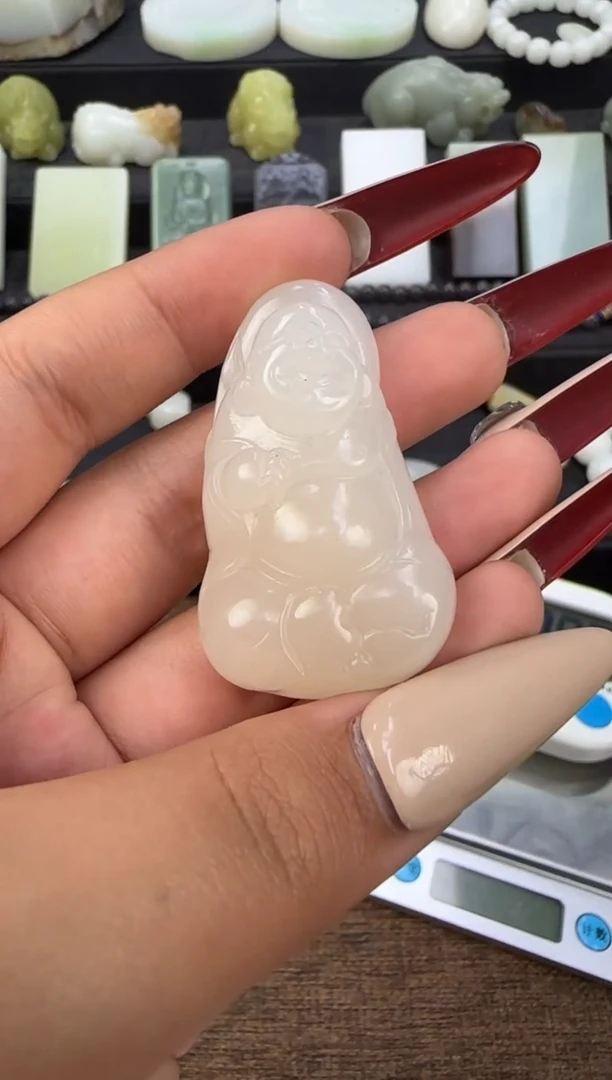 吊坠(不含链)未镶嵌和田玉吊坠