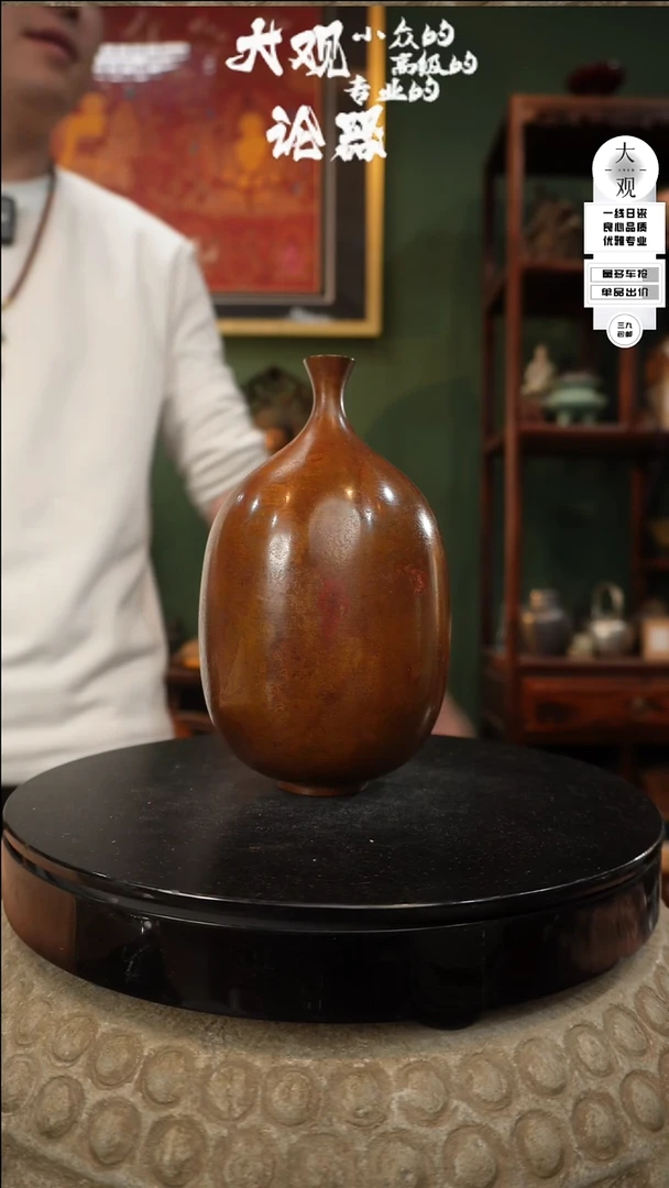 【闪购商品】瓷片大观论器花瓶