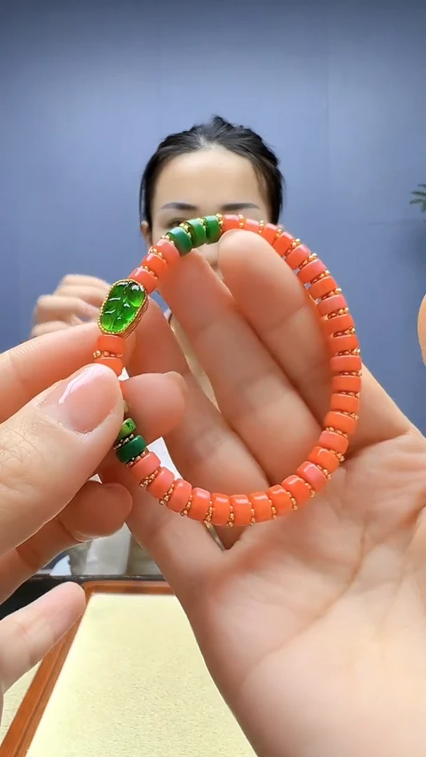 高货diy颈饰叶子手链
