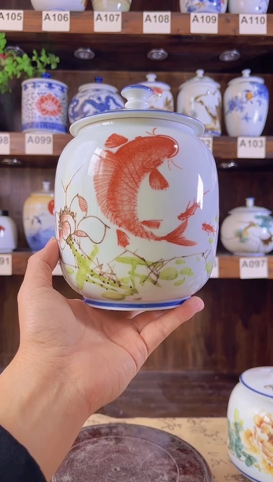 迎君陶瓷纯手工手绘  11