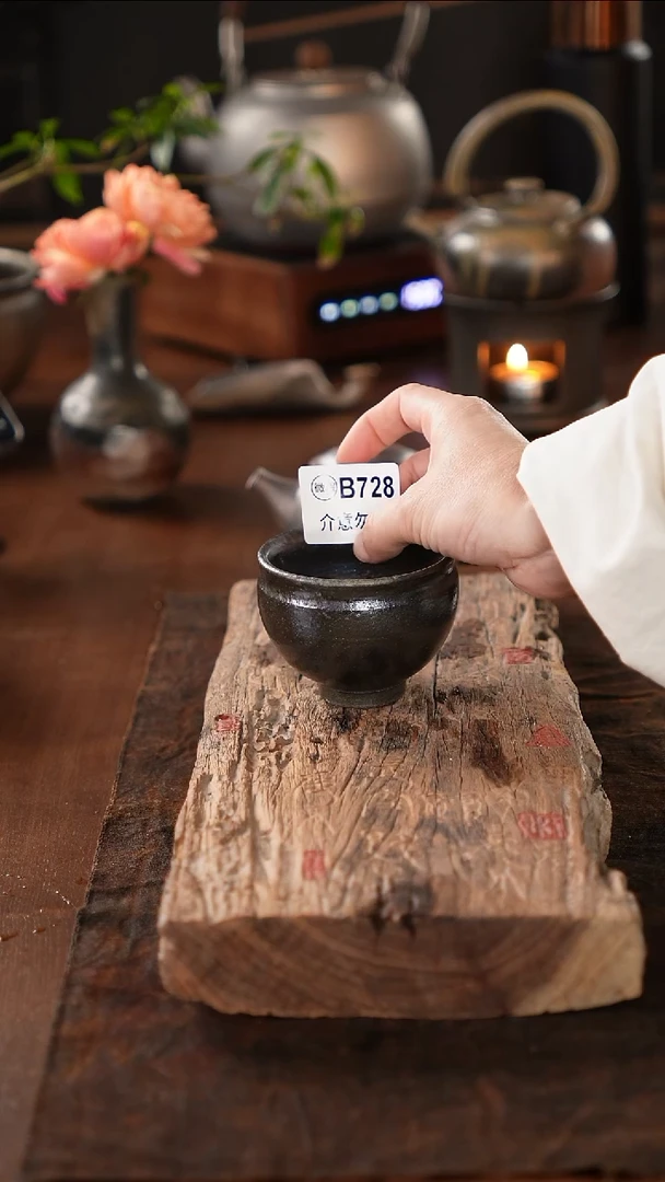 广西钦州坭兴陶纯手工纯柴烧黑金刚杯100毫升