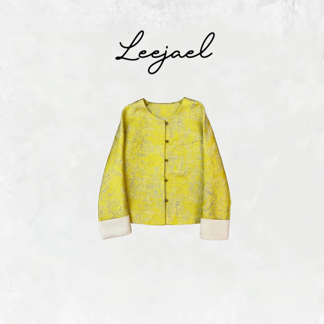 新中式精致提花刺绣国风春装短外套 LJE-A82#