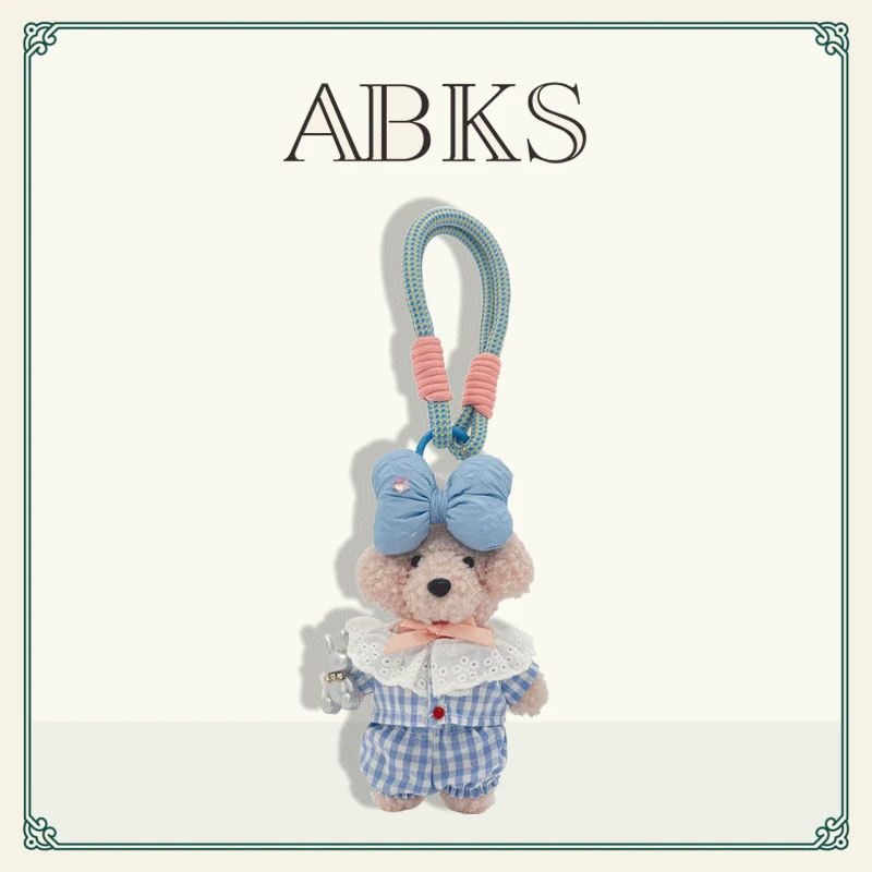 ABKS原创手工包包挂件公仔毛绒娃娃搭配休闲女生玩偶挂饰挂件0132
