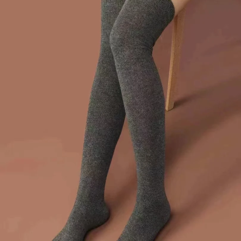 山羊绒长筒羊绒袜