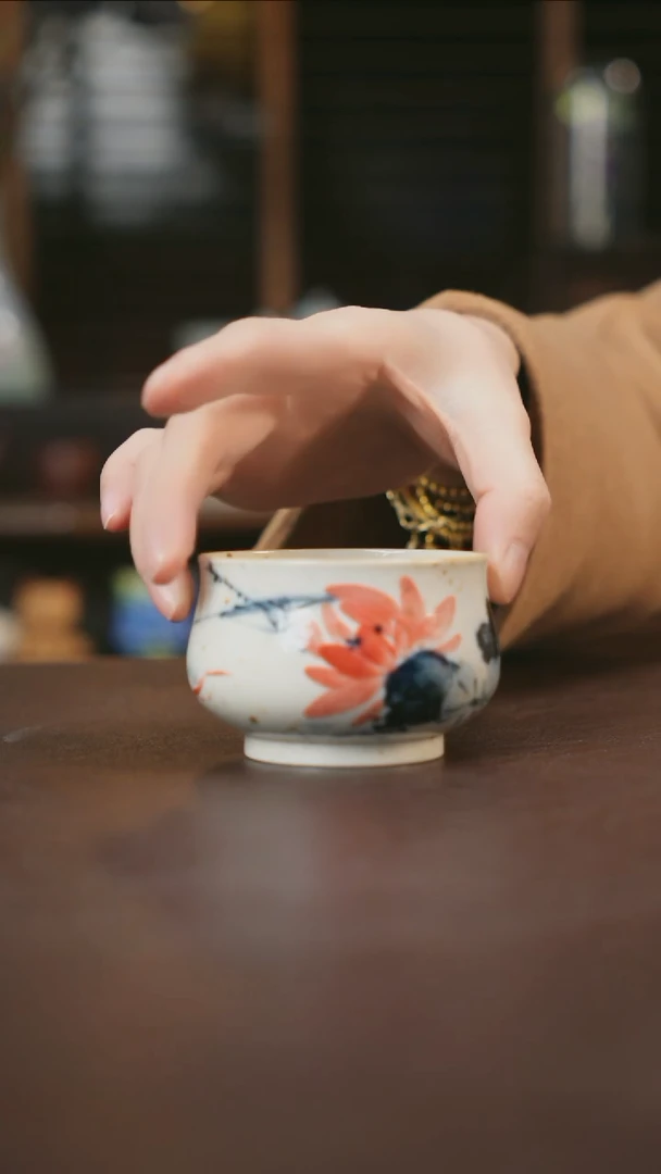 【闪购商品】杯景德镇陶瓷杯碗柴烧多人