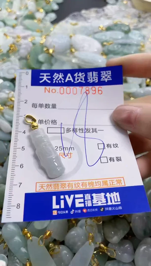 颈饰未镶嵌翡翠天然A货翡翠