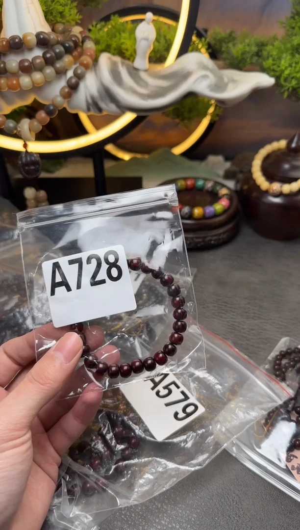 【闪购商品】檀香紫檀（小叶紫檀）手串/手链A728 小叶紫檀桶珠