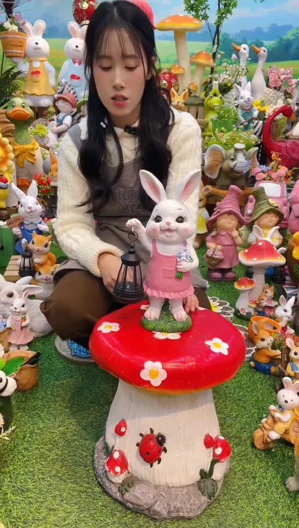 【闪购商品】红陶花园庭院摆件&000&