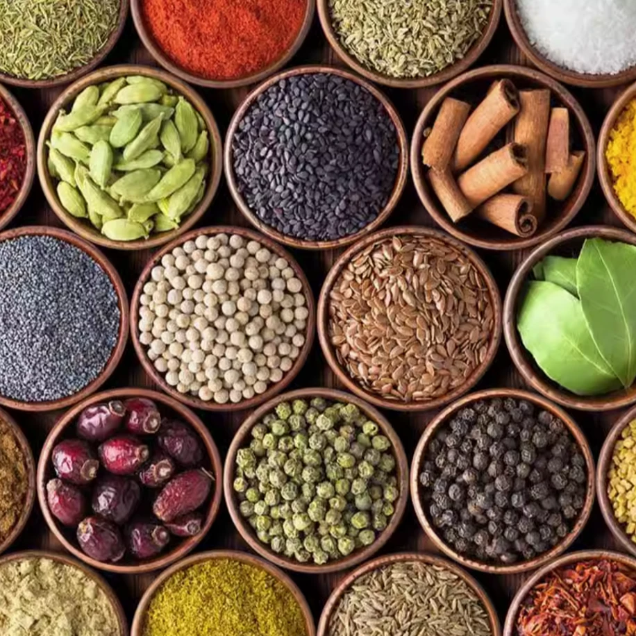 卤味必备14种香料花椒麻椒辣椒八角香叶肉桂孜然白蔻草果