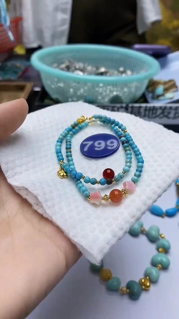玛瑙/玉髓手串未镶嵌799