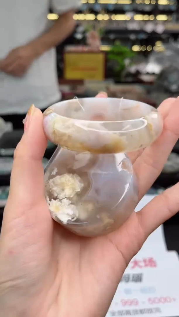 【闪购商品】石英质玉手镯未镶嵌57圈口（不退不换）1680891