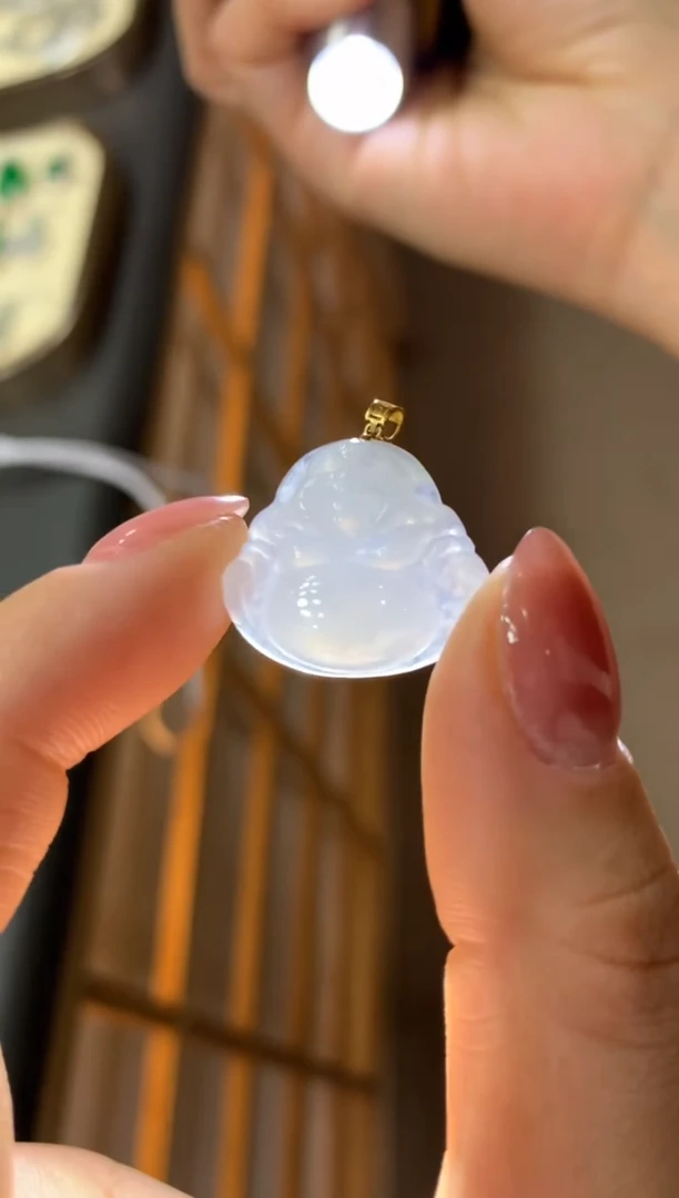 【闪购商品】翡翠颈饰18K金镶嵌|不退不换