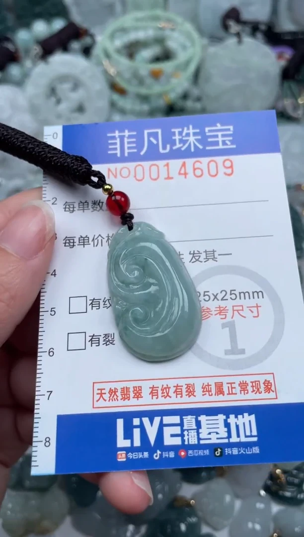 颈饰未镶嵌翡翠14609