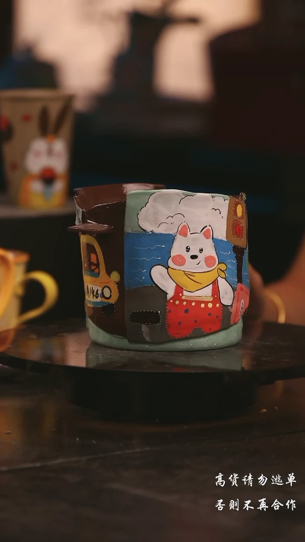 陶瓷景德镇可爱设计师款陶瓷