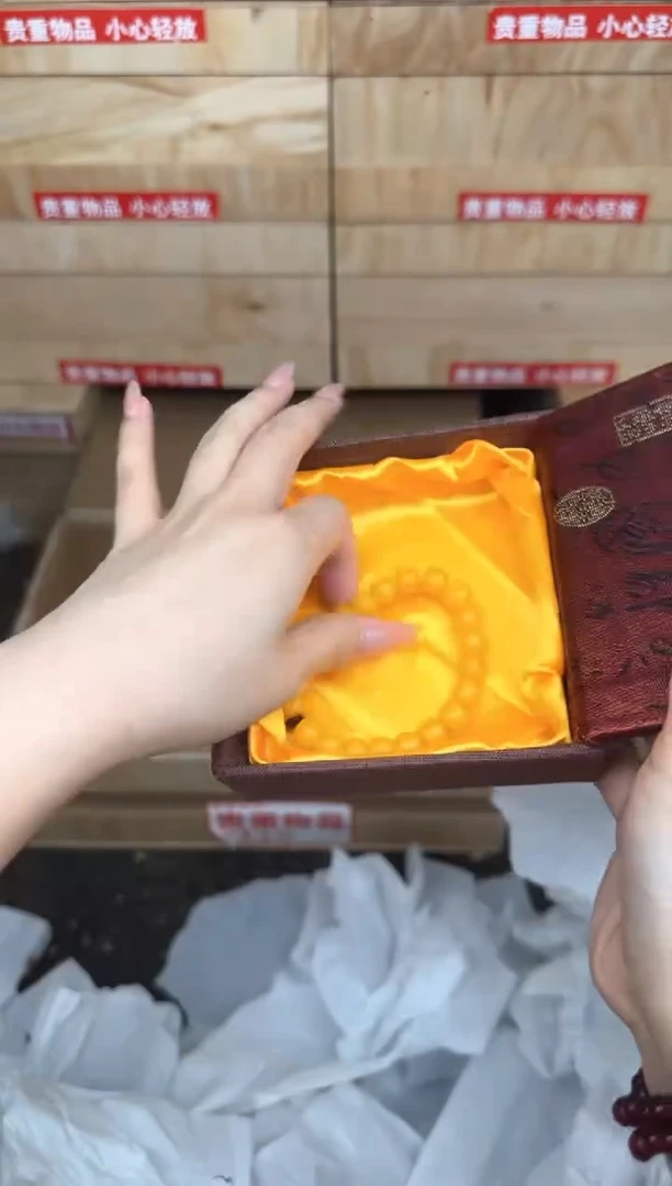 黄玉菩提带猫爪商品链接@@L052