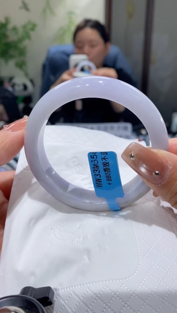 未镶嵌手镯翡翠圈口55.5