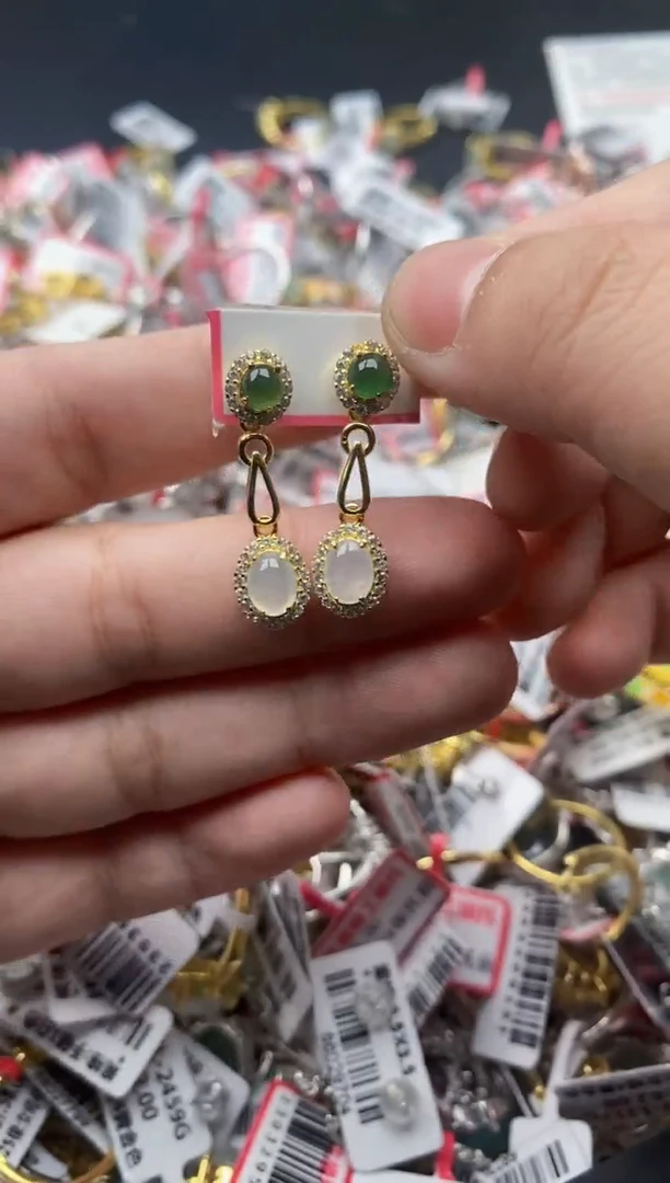 【闪购商品】翡翠戒指银S925镶嵌666666---3