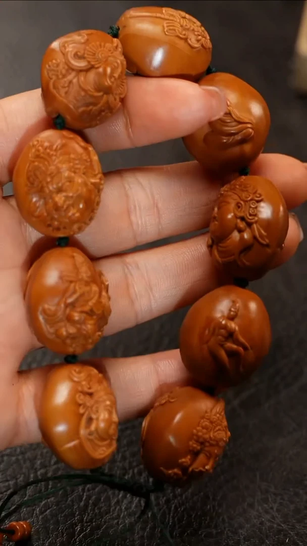 橄榄核手串/手链九林精品核雕
