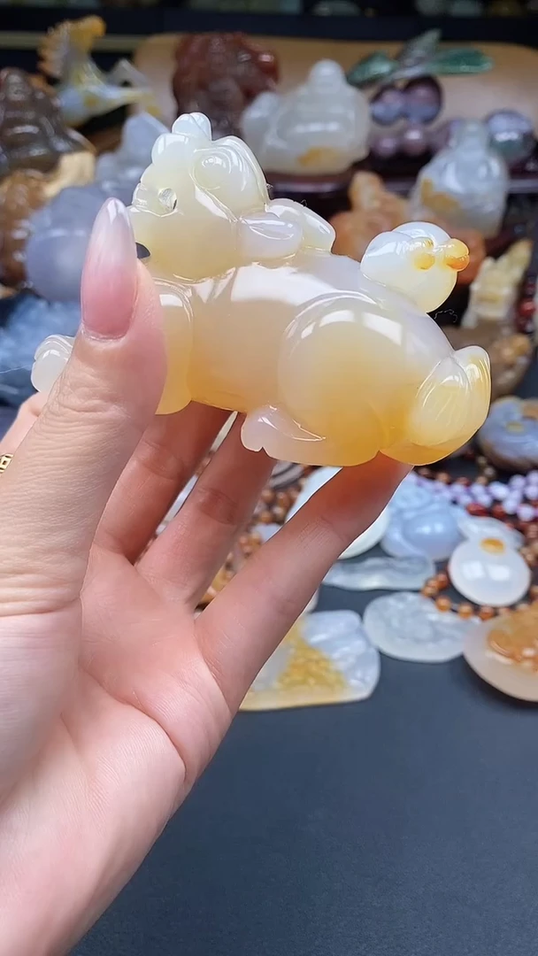 【闪购商品】玛瑙/玉髓颈饰未镶嵌dd