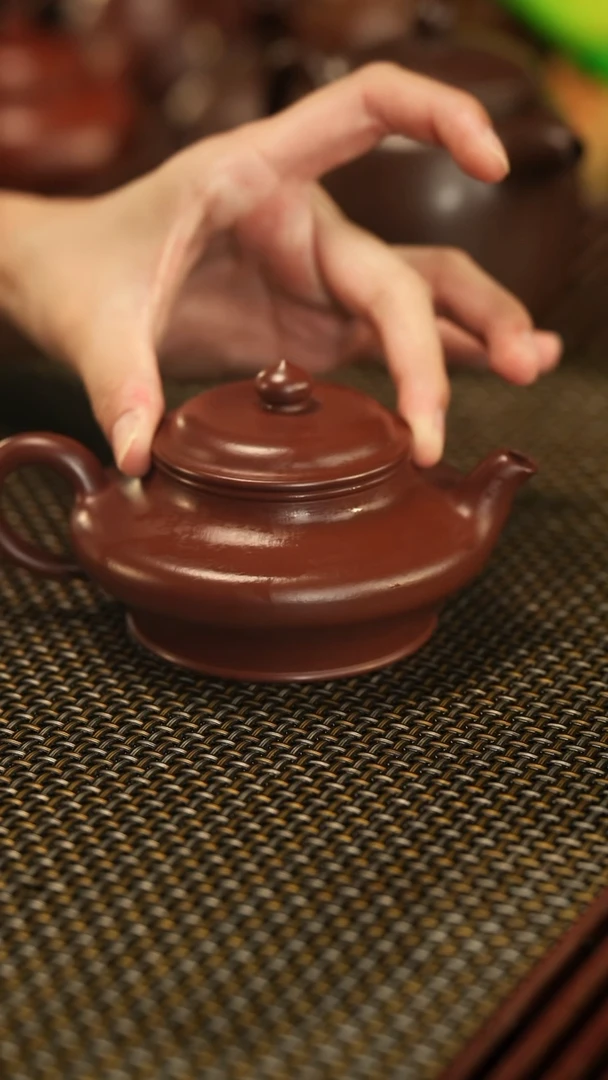 茶壶紫砂【润石堂】全手工精品 紫袍玉沙 200cc