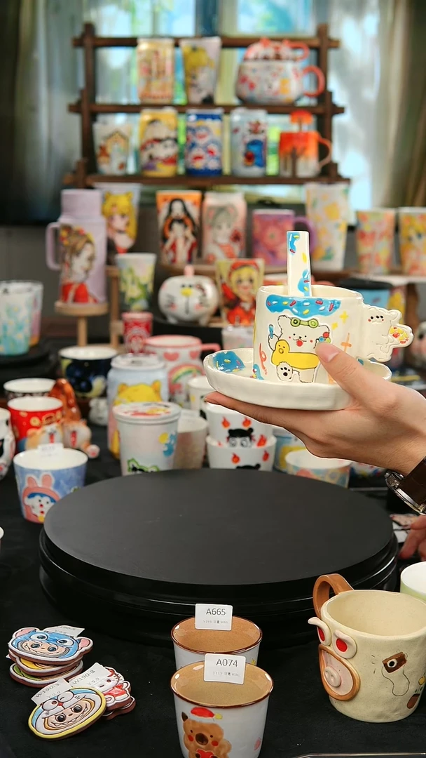 杯子景德镇文创陶瓷A978