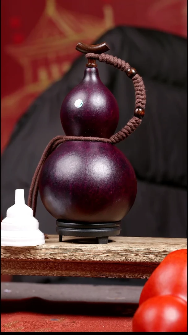 728号纯手工制作天然大漆真葫芦【不包全品介意慎拍】