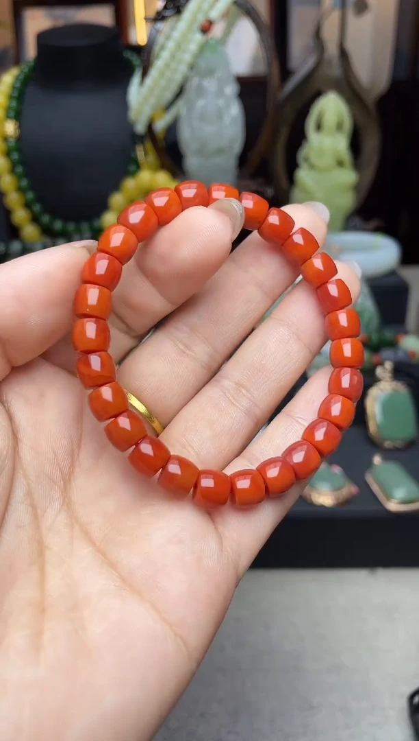 【闪购商品】南红玛瑙手链未镶嵌手串n069