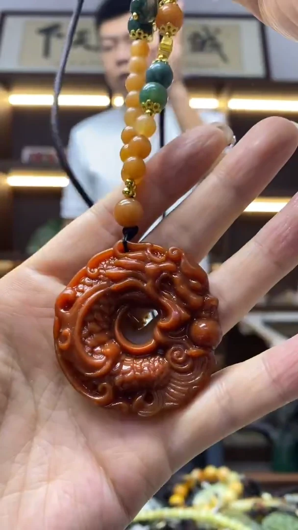 未镶嵌岫玉挂件