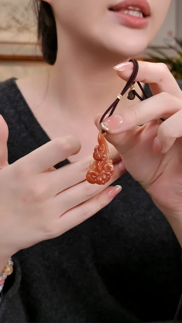 颈饰未镶嵌翡翠国风