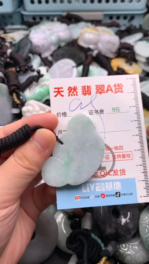 翡翠未镶嵌吊坠(不含链)1