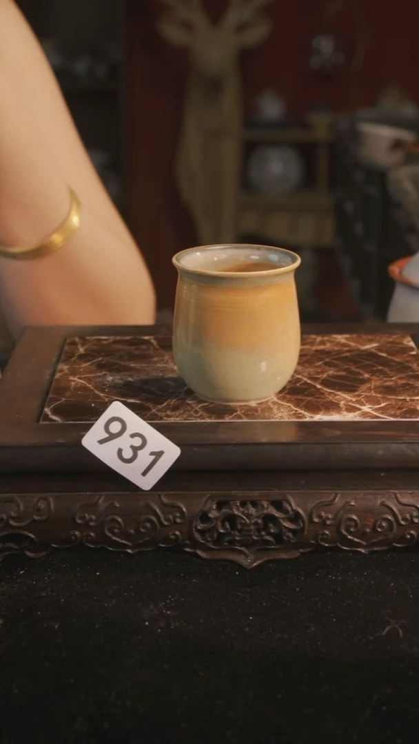 杯子等烟雨陶瓷手作主人杯931-