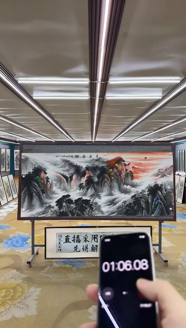 绘画M王红兵-小八尺-山水国画