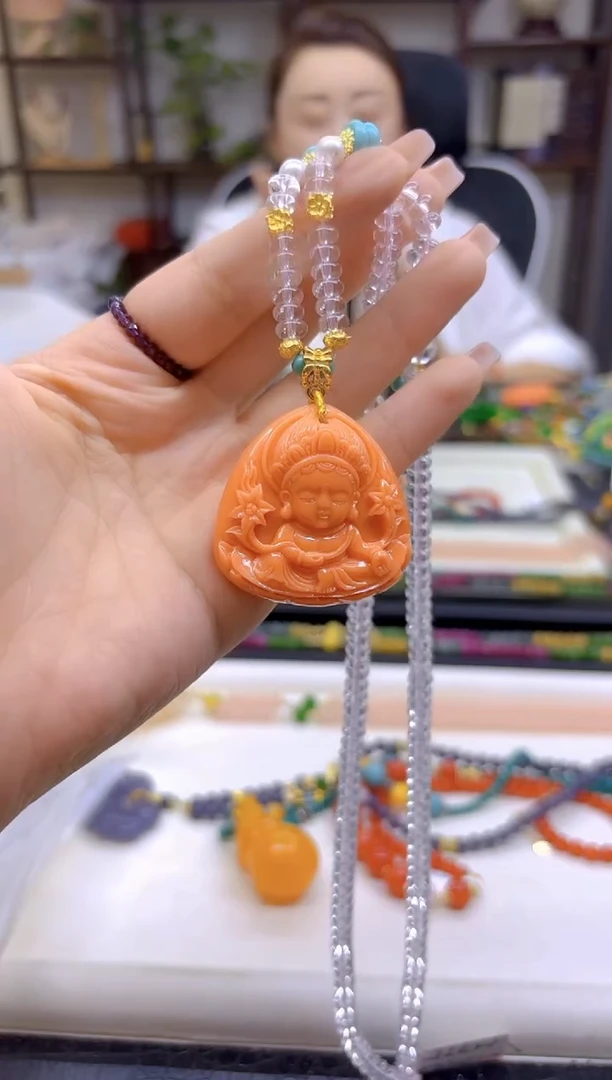 未镶嵌毛衣链水晶DIY款M775