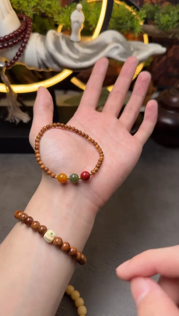 手串库克未镶嵌库克三生三世和田蜜蜡单圈