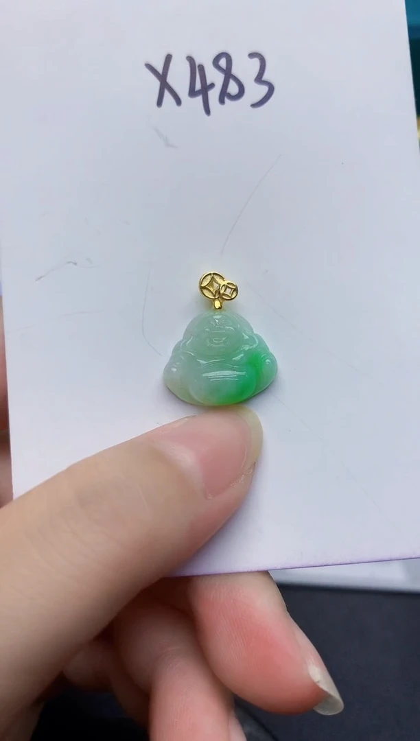 颈饰未镶嵌翡翠缅甸天然翡翠A货