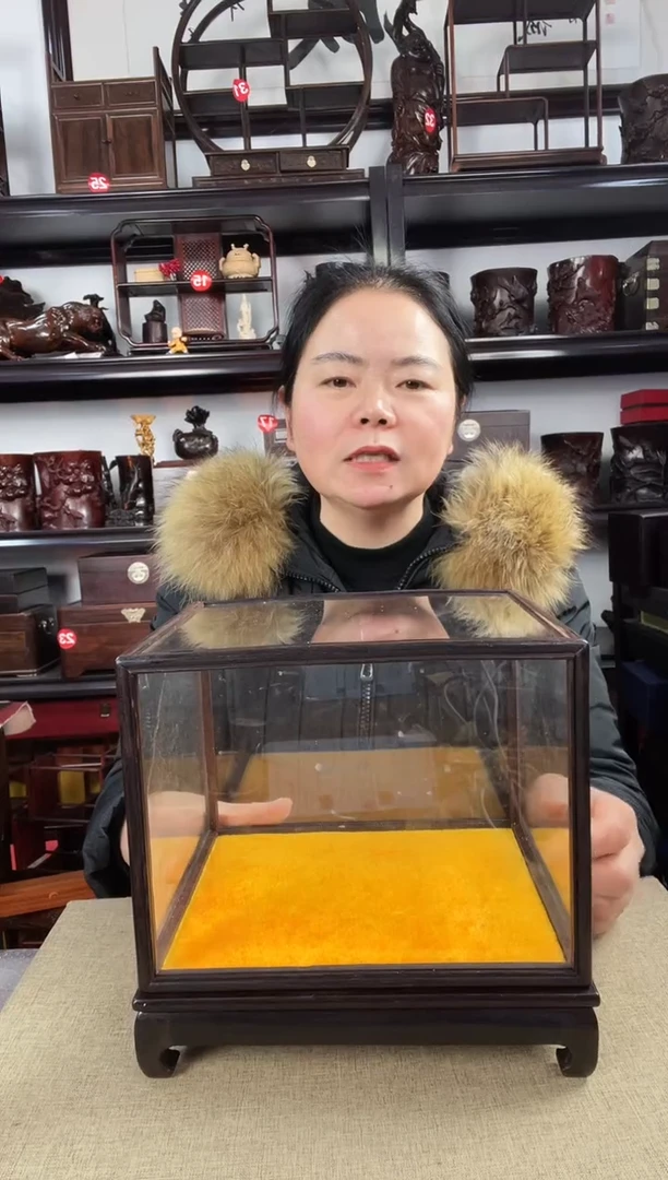 木玻璃罩3老李红木工艺品