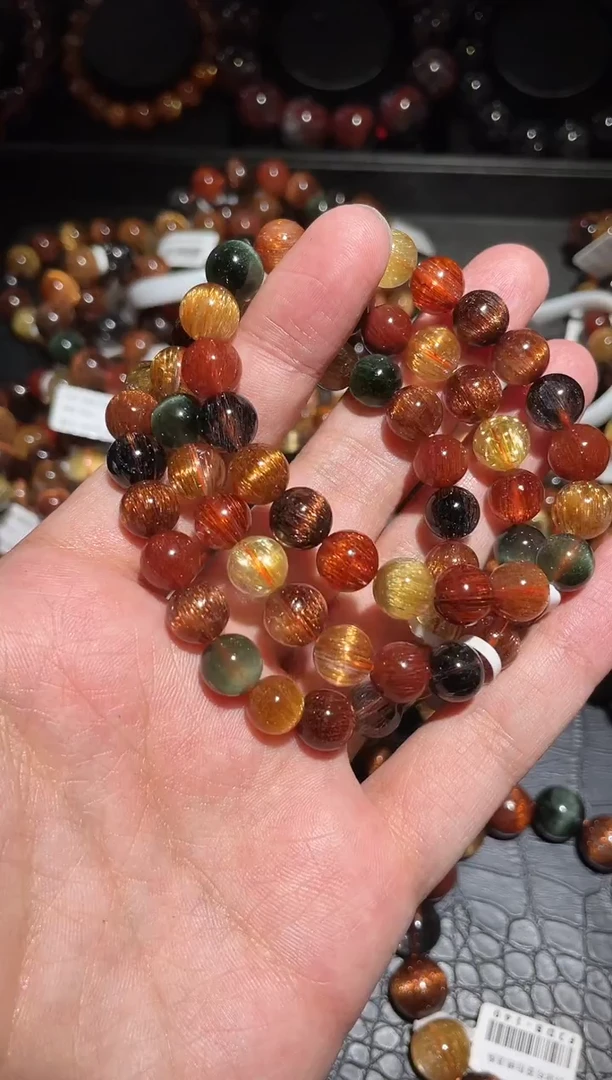 【闪购商品】水晶手链未镶嵌彩发单圈A9（多样性发其一）