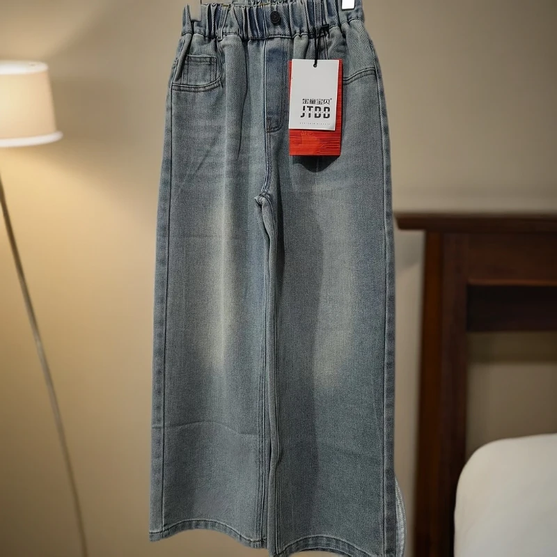 【A1358-蓝】青少年休闲牛仔裤